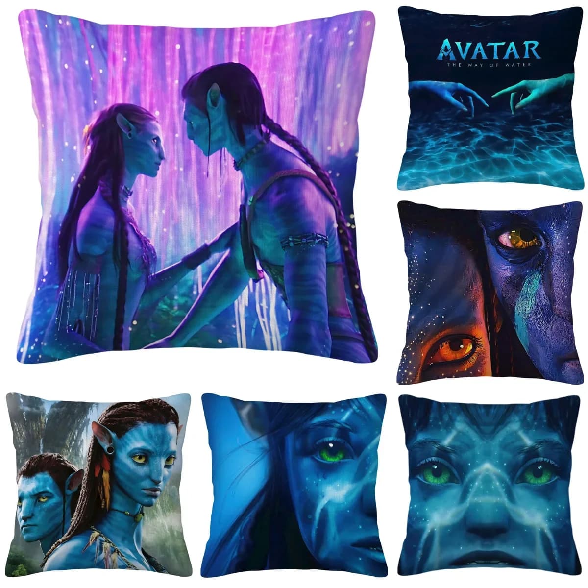 Avatar 2 Pillowcase Luxury Pillow Covers for Living Room Cushions Sofa Cover Interior Decoration Sleeping Pillows Anime Home