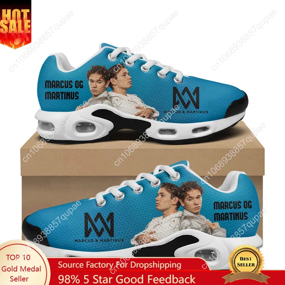Marcus And Martinus Air Cushion Sneakers Mens Womens Rap Dance Singer Lightweight Hiking Mountain Climbing Shoes Custom Shoes