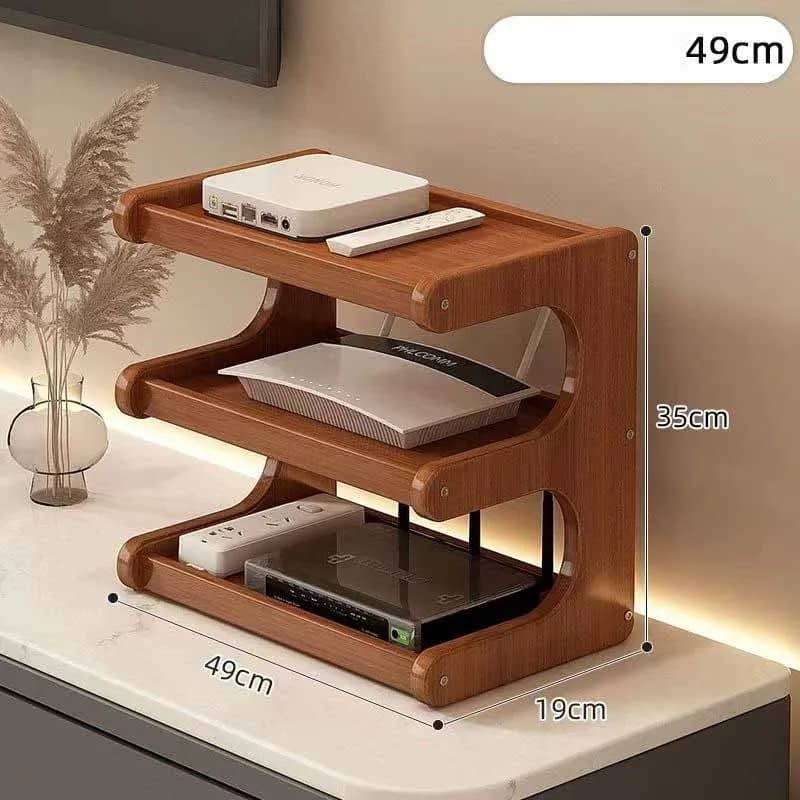 WiFi Router Storage Rack TV Set-top Box Remote Control Socket Electrical Wires Desktop Countertop Organizing Storage Rack ZJ29