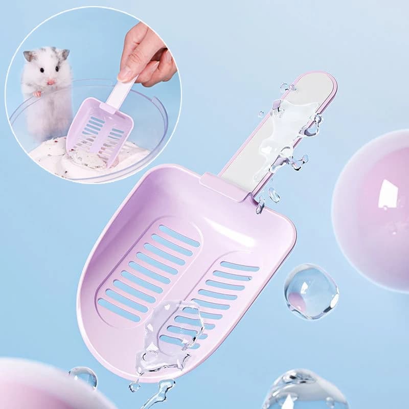 Paletta per Bagno Piccoli Animali Domestici, Paletta per Sabbia, Strumento per la Pulizia della Lettiera per Gatti, Paletta per Escrementi, Accessori per Gabbie