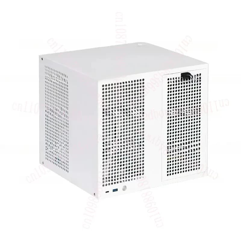 Chassis NAS Sagittario a 8 alloggiamenti con scheda posteriore, alimentatore ATX, PCIe MATX a tutta altezza, archiviazione Qunhui AIO, UNRAID