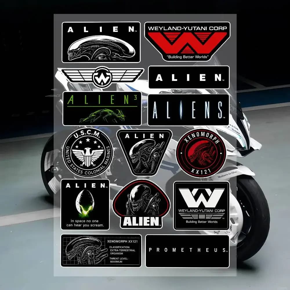 A-Xenos-mord-ph Anime Character Stickers Set Waterproof Vinyl Decals For Laptop Water Bottle Helmet Skateboard Notebook