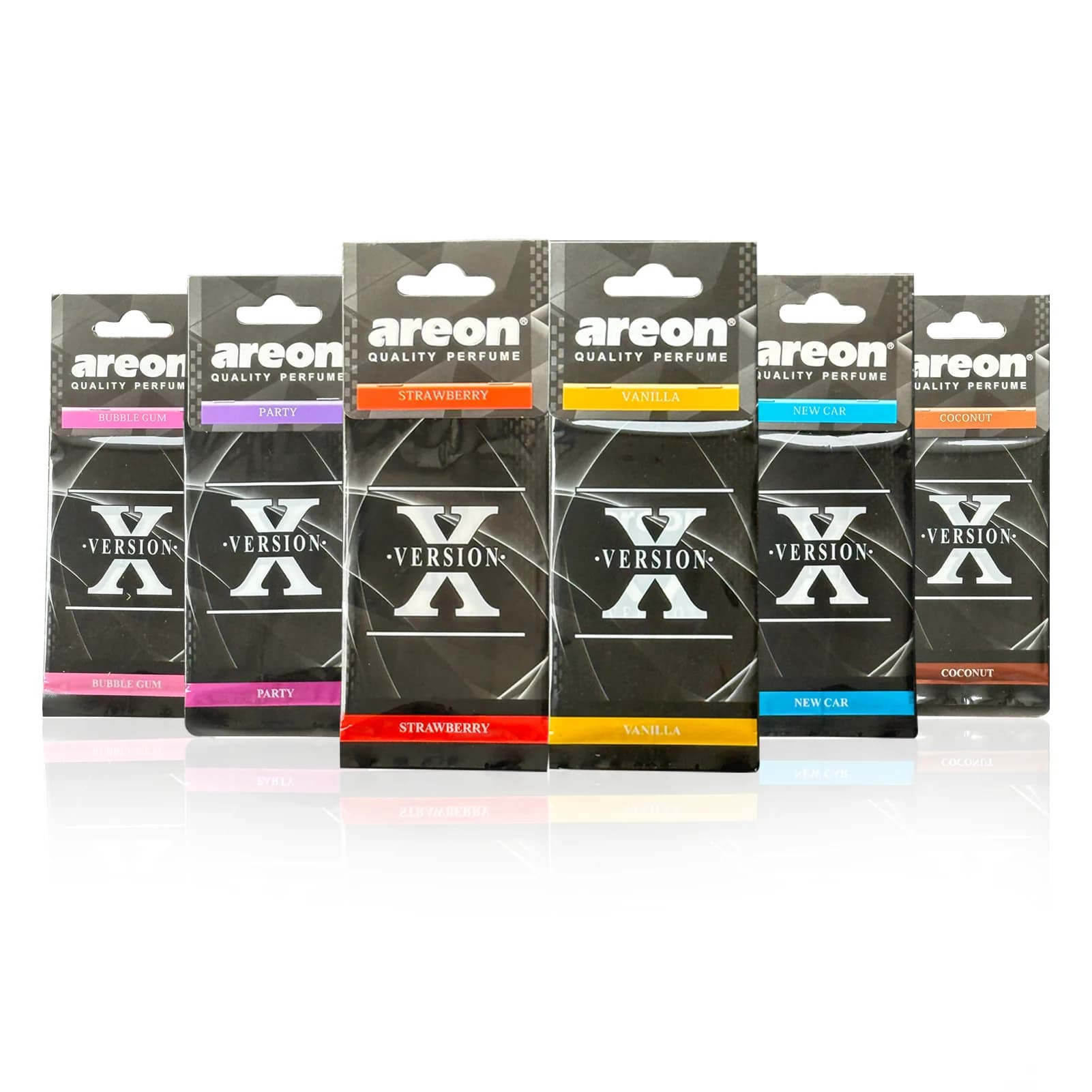 Our High-Quality [Shape X] car air fresheners, which can be used as decorations for car rearview mirrors, are available in sets