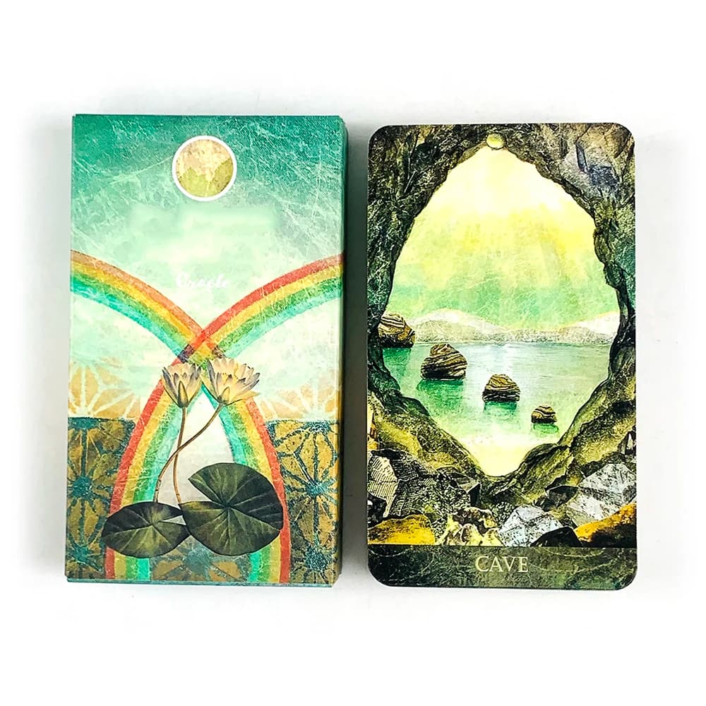 Nuove carte Oracle Un gioco di carte in edizione divinazione da 50 pezzi ispirato al simbolismo, carte da gioco da tavolo per riunioni di famiglia