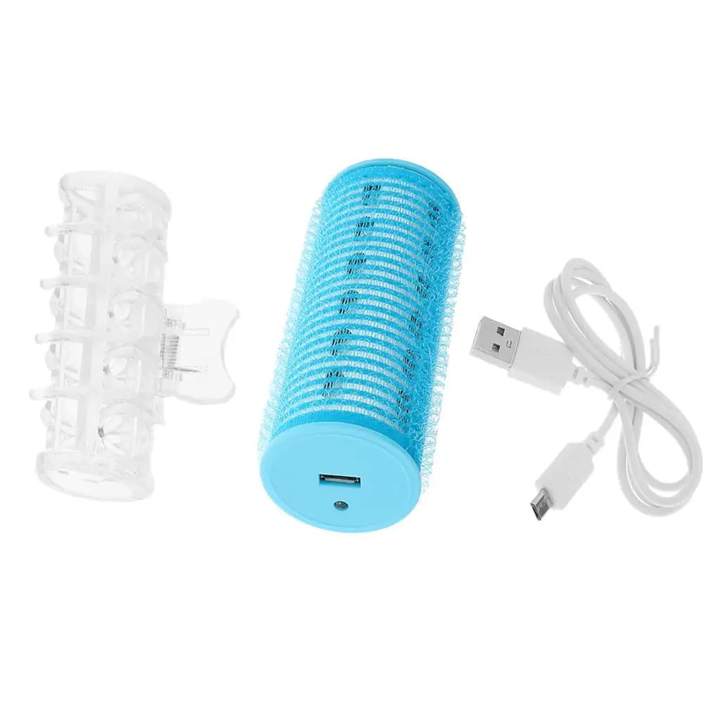 Plastic USB Rechargeable Hair Clip with Clip for Hair