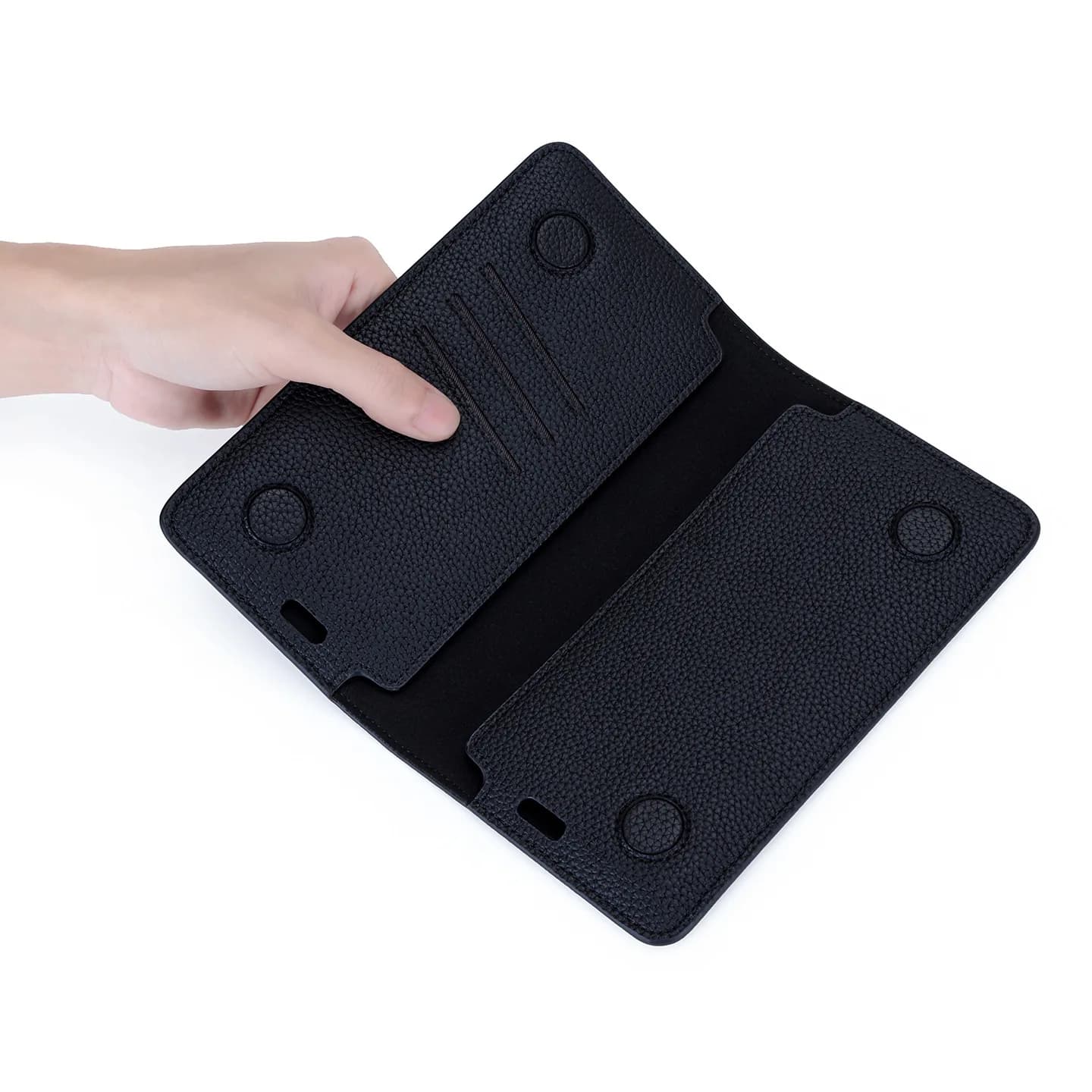 Porta Passaporto in Pelle da Donna - Portafogli da Viaggio con Chiusura Magnetica e Tasca per Contanti, Porta Passaporto Portatile per Viaggi