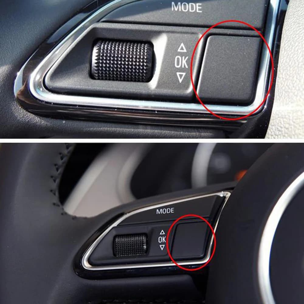 Per Audi A4L Q5 A5 pulsante del volante False Cover 1 pz