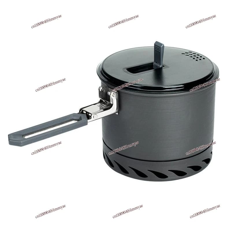 Fornello da Campeggio Portatile con Anello di Concentrazione Energetica, Pentola per Cucina all'Aperto, Stufa da Escursionismo