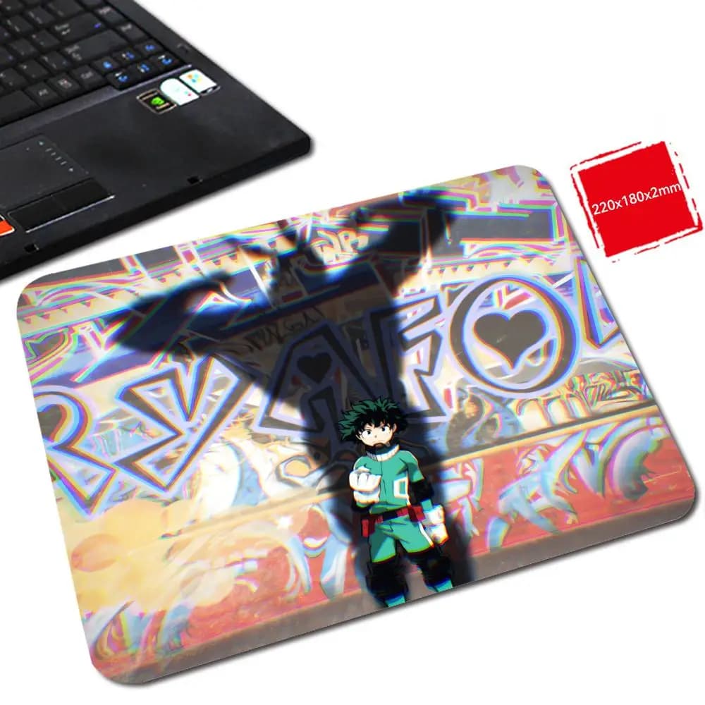 M my H hero A academia desk gadget mat for Mouse mat for Mouse small mat for Mouse protection for the wrist game accessories mat for Mouse E-Sports Off