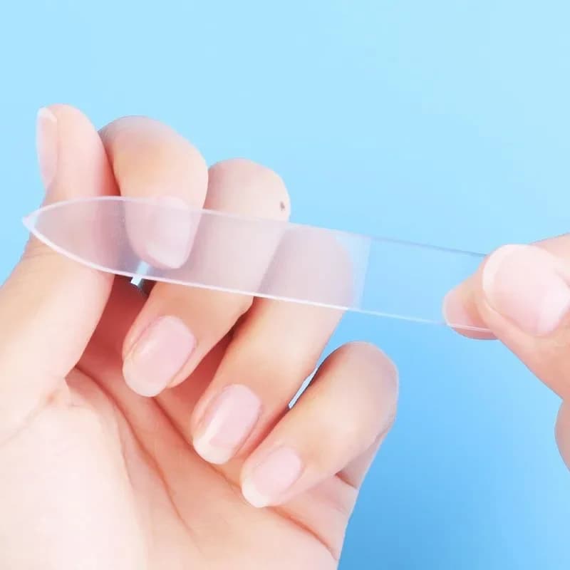 Lime per Unghie in Vetro Nano Professionali, Strumento per Manicure e Nail Art, Lavabili, per Lucidare e Riparare le Unghie