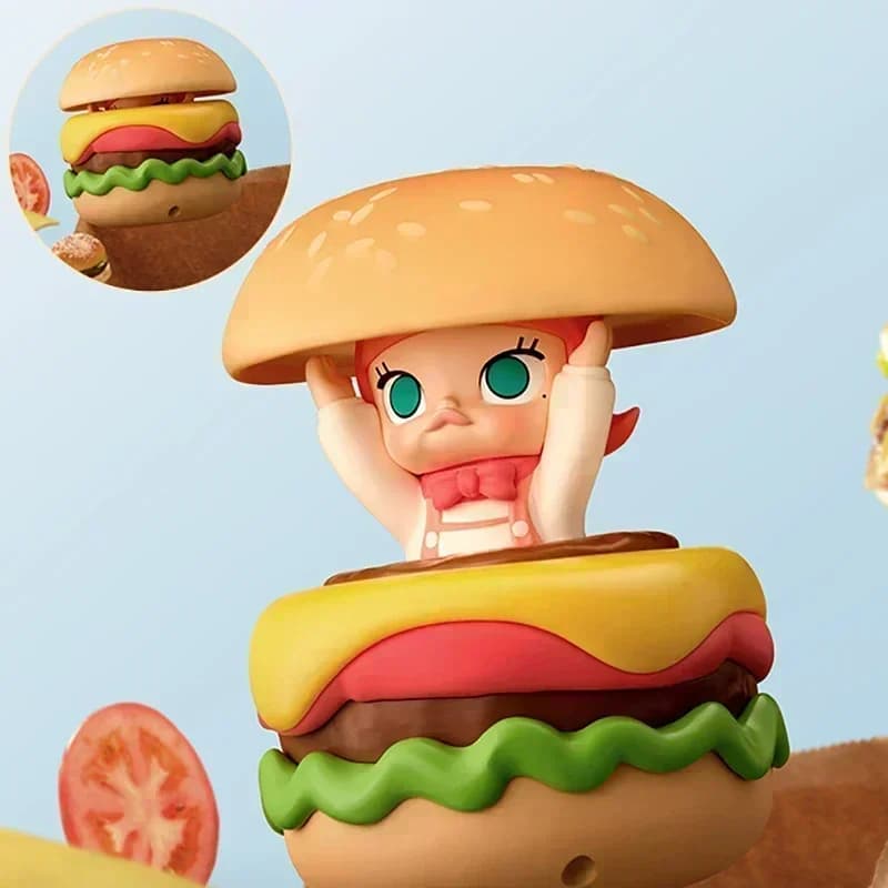 POP MART MOLLY Serie Carb-Lover Blind Box, Giocattoli Mystery Box, Action Figure Sorpresa, Modellino Carino, Regalo di Compleanno