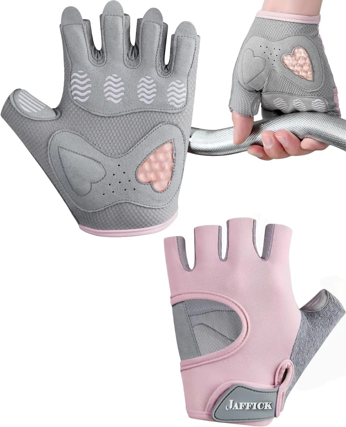 Guanti da Allenamento Leggeri per Donne | Guanti Traspiranti con Presa Antiscivolo per Palestra, Sollevamento Pesi, Ciclismo e Allenamento