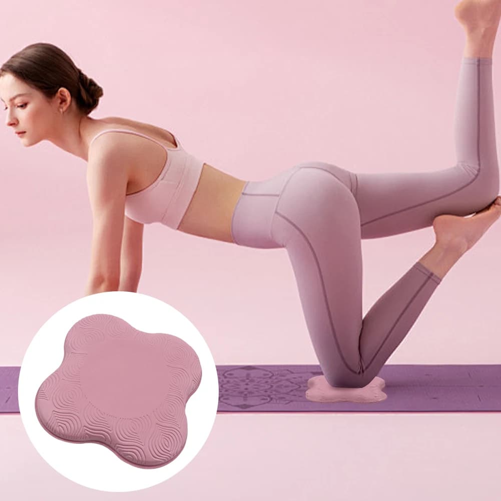 2 Pezzi Cuscinetti Protettivi per Ginocchia e Gomiti per Yoga, Supporto per Ginocchia e Gomiti, Tappetino Imbottito per Yoga, per Casa, Palestra e Fitness
