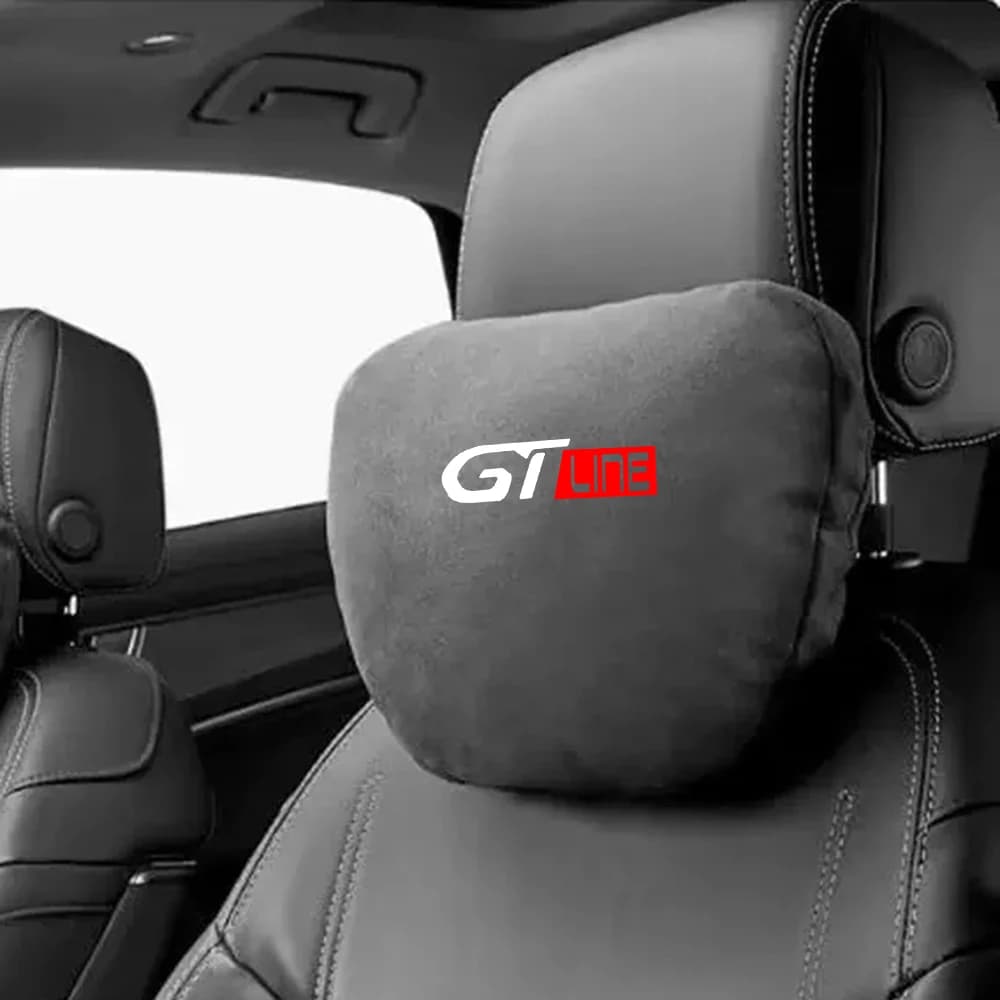 Cuscino Poggiatesta e Supporto Lombare per Auto, Protezione per la Colonna Vertebrale, Compatibile con Peugeot GT Line, GTI, 508, 5008, 308, 2008, 208, 3008, 106, 206, 308, 207