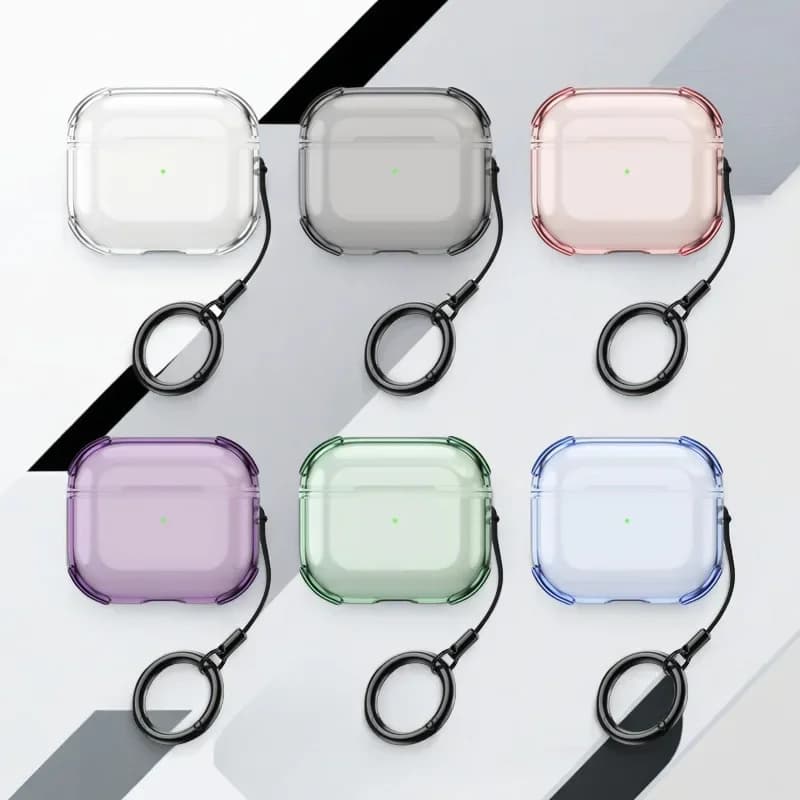 For Apple Airpods4 Headphone Case for Tpu Transparent 4-generation Ear Case Protective Cover for Airpods 4 Transparent Case