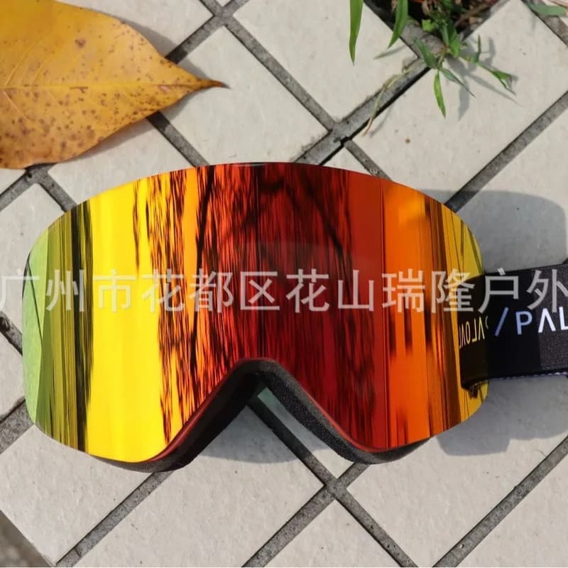 Magnetic ski goggles for outdoor sports, suitable for both men and women, for cross-country skiing, cycling, and mountaineering