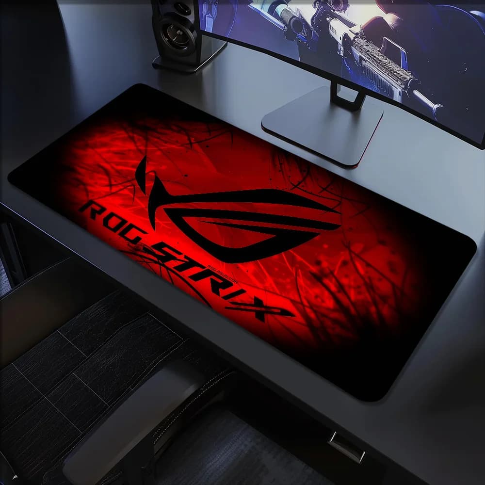 Tappetino per mouse Tappetino per mouse per computer Tappetino per mouse antiscivolo ROG Lockedge Office Student Gaming Cuscino per scrittura grande addensato