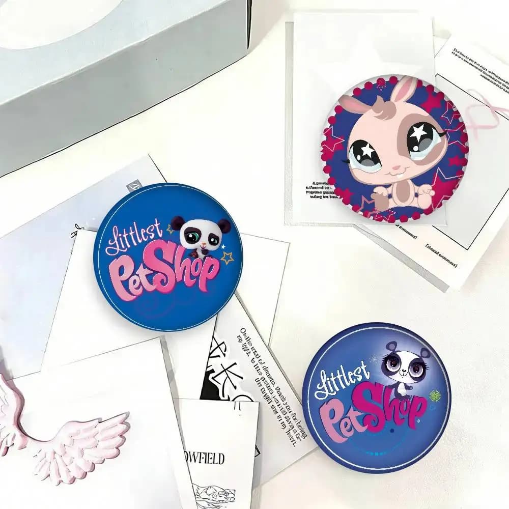 Spilla Anime Fatta a Mano, Distintivo per Vestiti, Decorazione per Zaino, Accessori Gioiello, Logo del Gioco Littlest Pet Shop