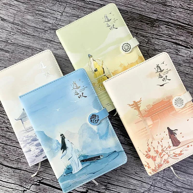 CyWei Wuxian Notebook Anime The Untamed Mo Dao Zu Shi Notebook Planner Notebook Anime Around Fans Regalo Kawaii Planner settimanale