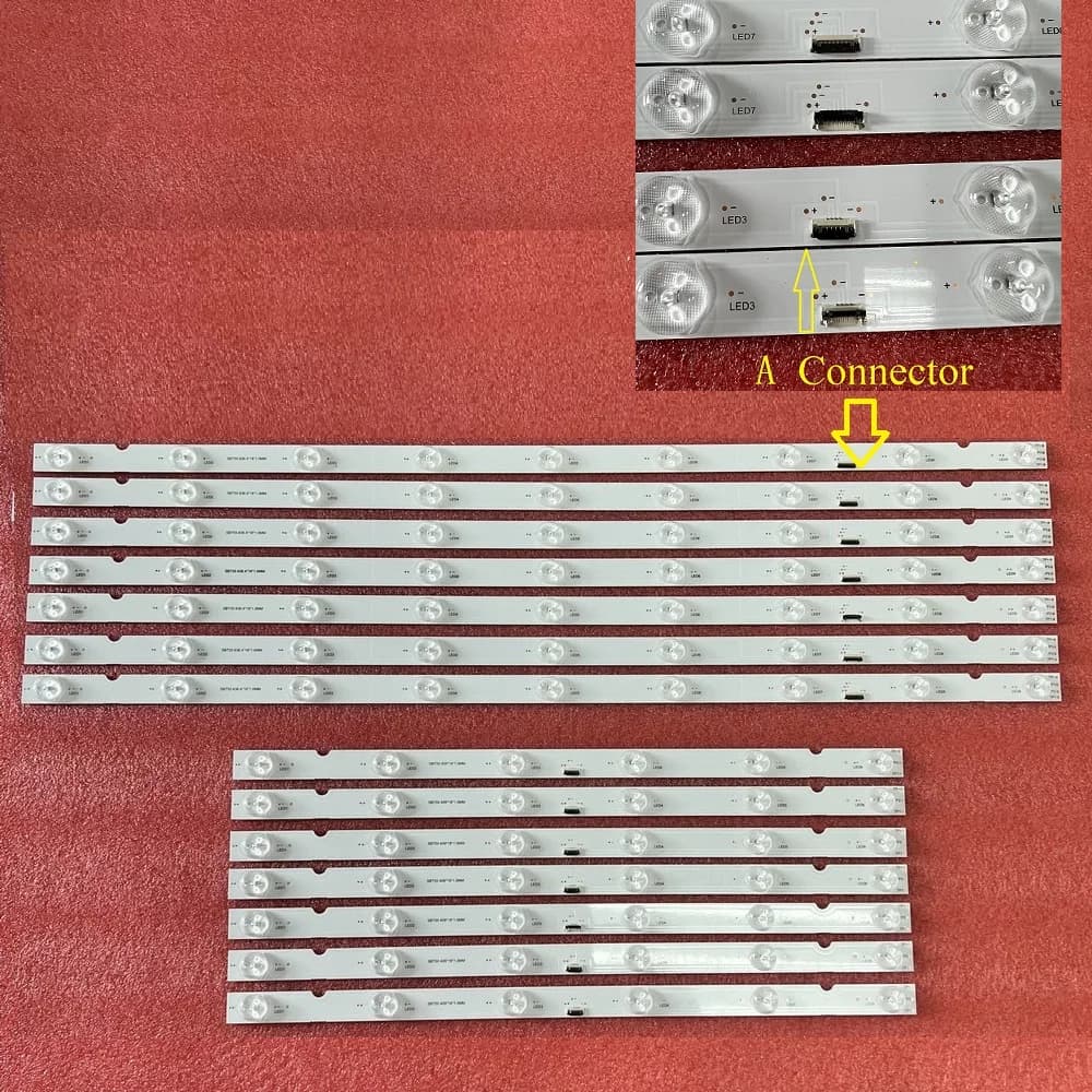 Striscia di retroilluminazione a LED per SONY KD-55X9000E XBR-55X900E KD-55XE9005 55039D715SN1R 55039D715SN1L 55039D715SN0L SBT55 55039D715SN0R