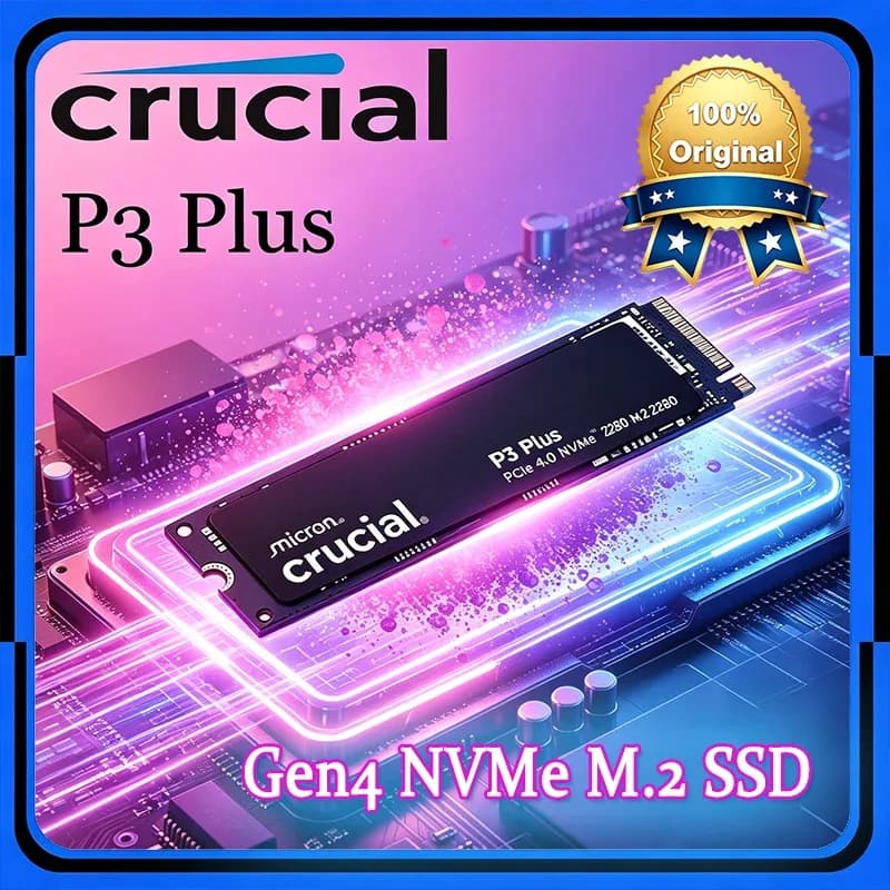 Crucial P3 Plus SSD Internal Hard Drive 1TB 2TB PCIe Gen4 NVMe M.2 SSD (OEM Package)&Crucial NVME 2280 P310 1TB SSD&Crucial T500