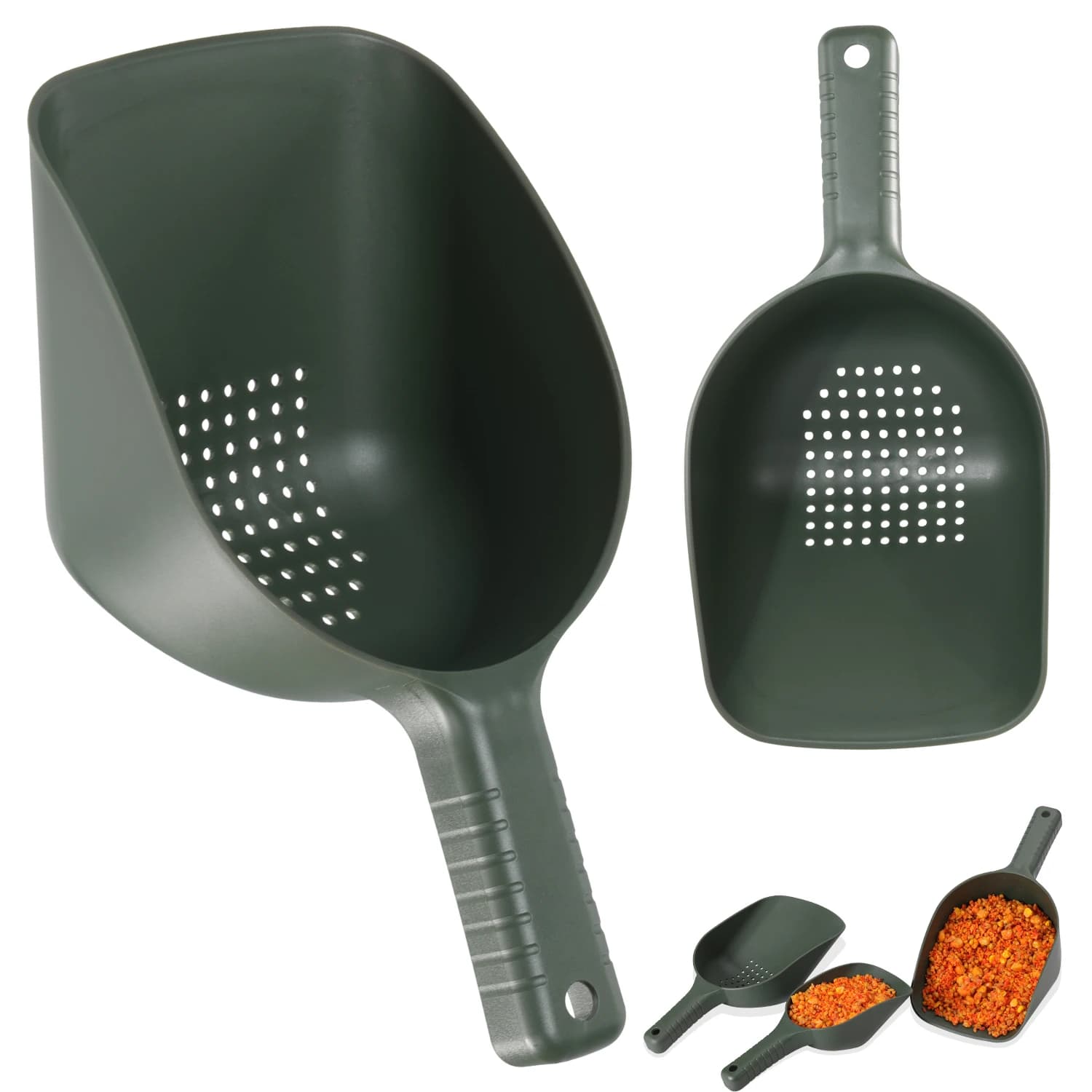 Sougayilang 1 pz Cucchiaio da Lancio per Esche, Strumento per la Pesca alla Carpa, Accessori per il Lancio di Esche, Cucchiaio da Lancio