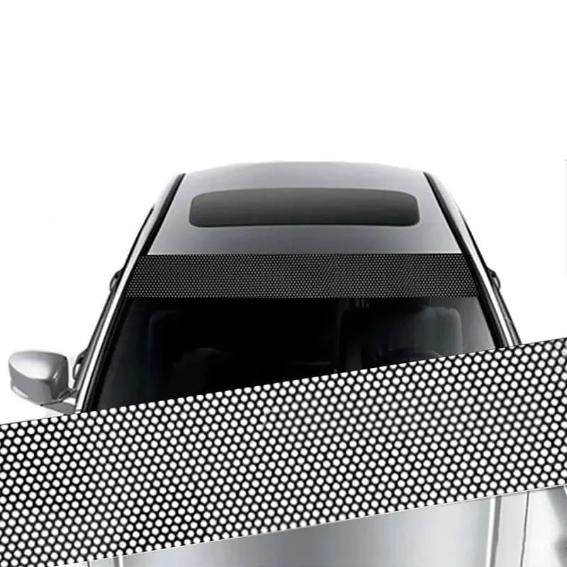 Adesivo per parabrezza anteriore per auto Adesivi per parasole per auto Parabrezza anteriore automatico Adesivi per auto 3D fai da te Pellicola in vinile Adesivi decorativi posteriori