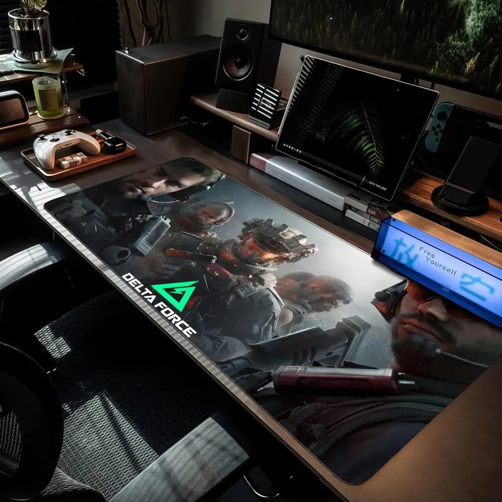 Mouse Pad XXL Computer Accessories Large Keyboard Laptop Game Table Force Pad The New Product Gamer D-Delta Gaming