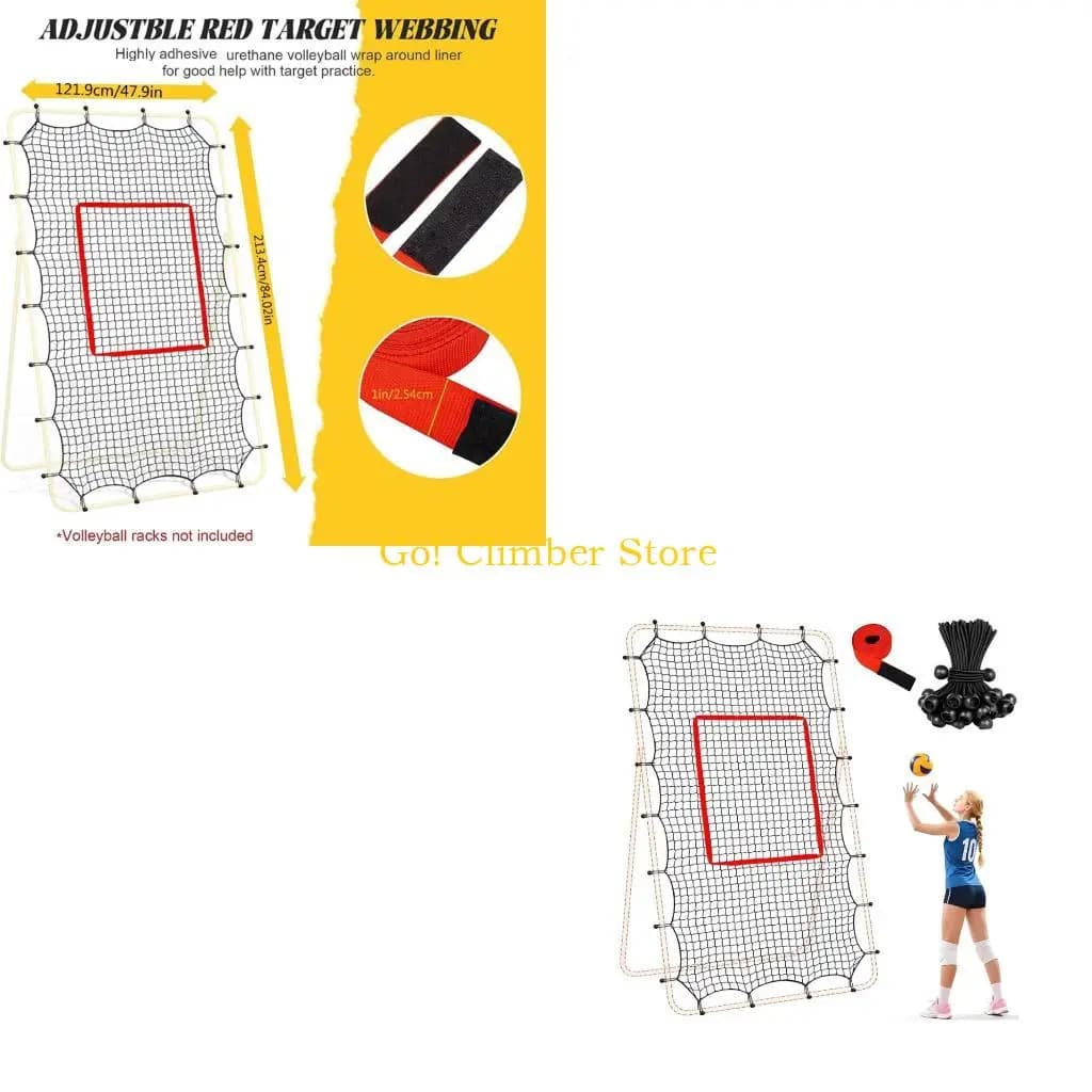 Q84C Practical Volleyball Training Net Polyester Texture Suitable for Spiking