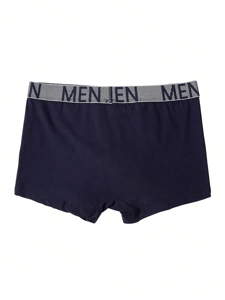 Mens Letter Print Waistband Boxer Briefs