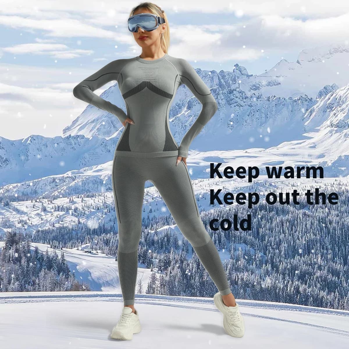 Leggings termici da yoga da donna Intimo comodo e caldo