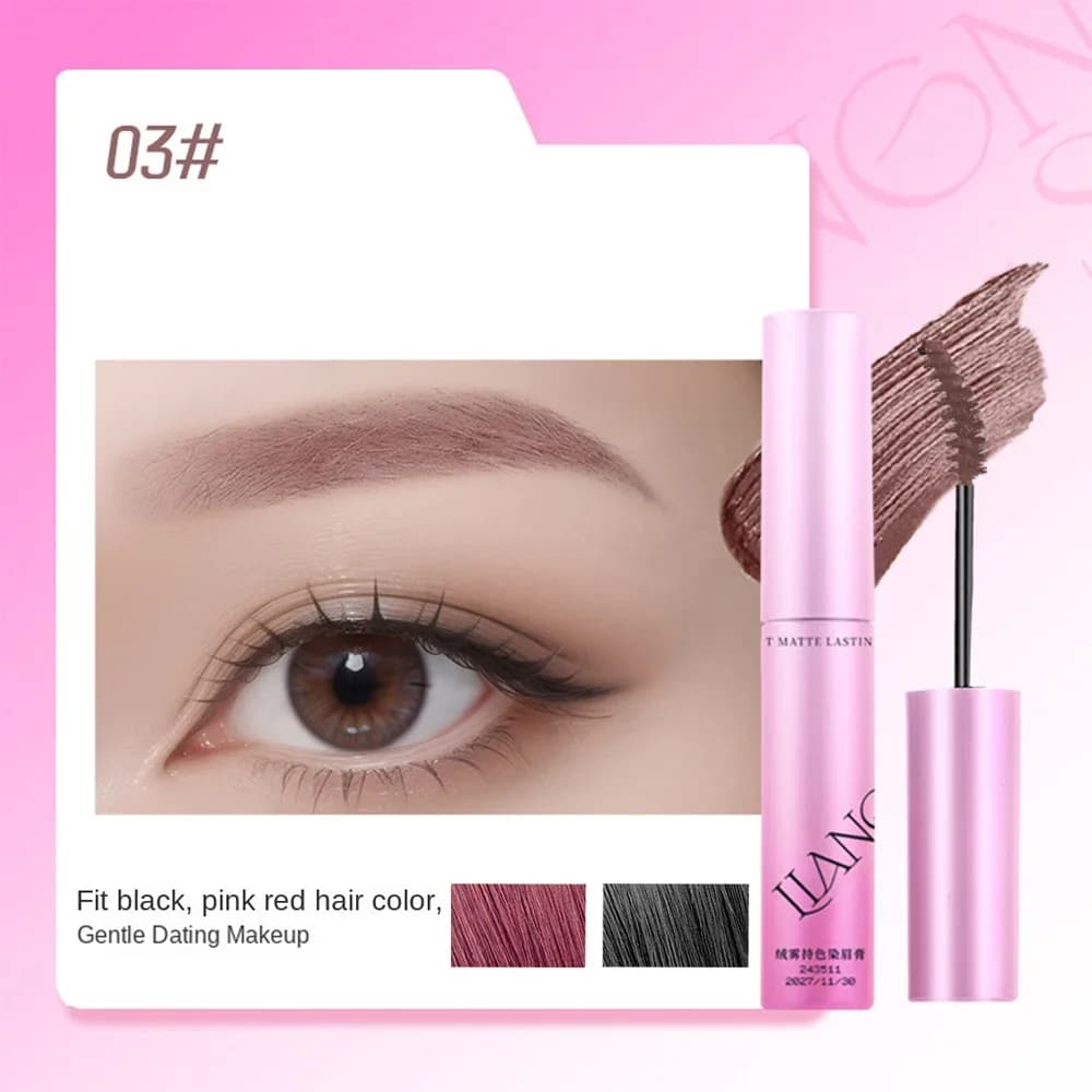 4 Color Natural Tincture Eyebrow Cream Long-lasting Eyelash Mascara without drooping sweatproof waterproof eyebrow cream for women