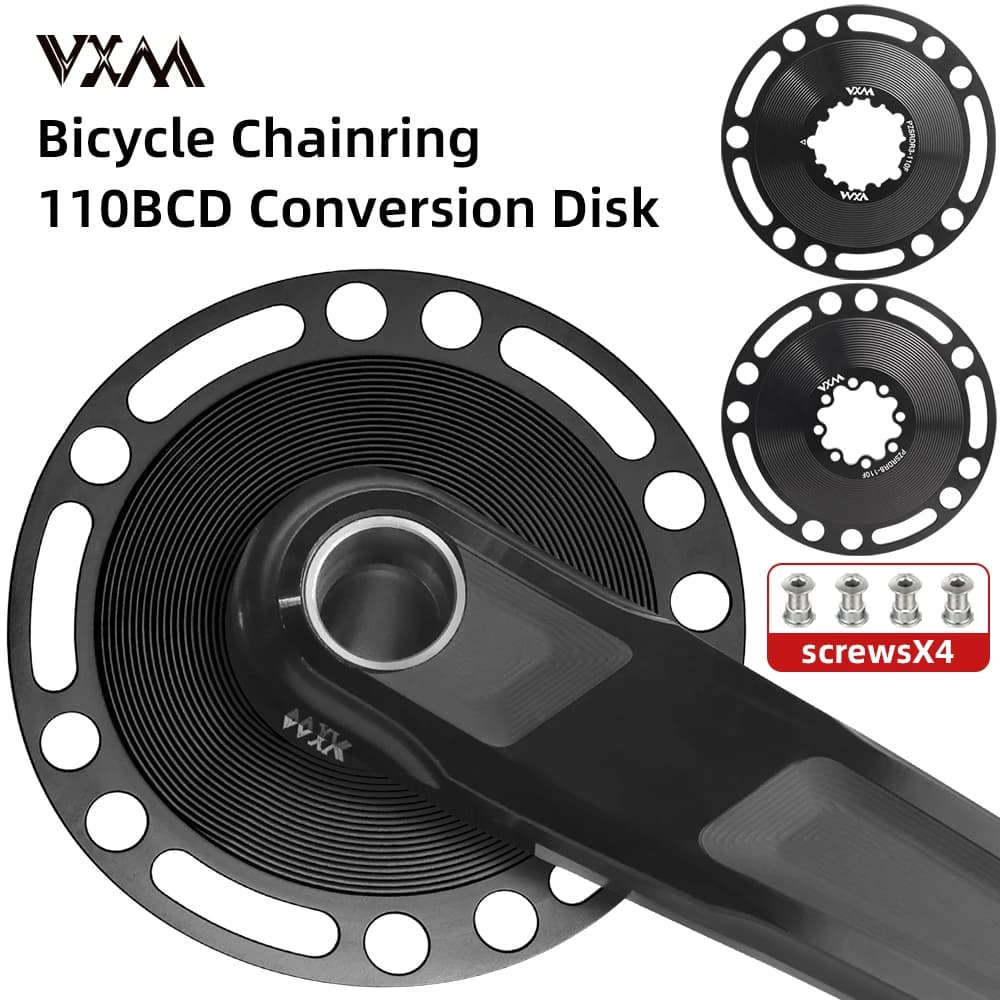 VXM Convertitore a montaggio diretto 8 bulloni 3 bulloni Adattatore pedivella MTB 110BCD Bici da strada 4 5 bulloni Convertitore corona per parti Sram GXP