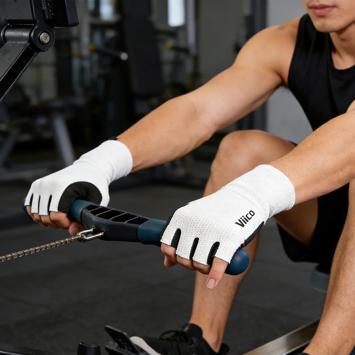 Cycling Gloves Mezze Dita Anti-Slip Windproof for Road Bike and MTB