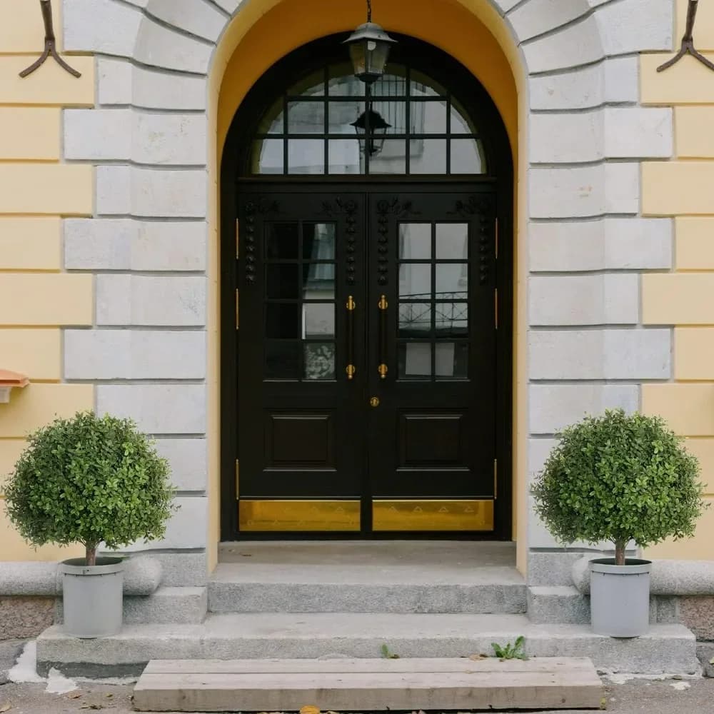 For artificial mouse ball plants, vase fake bosso ball, fake outdoor plant for entrance door, outdoor decoration