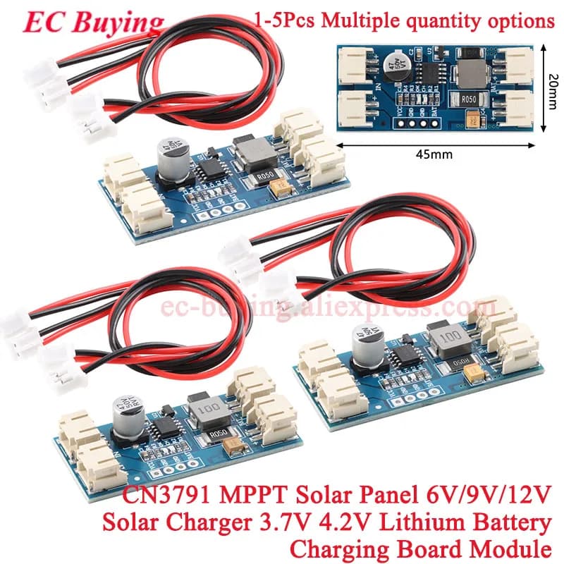 CN3791 Pannello solare MPPT 6V/9V/12V 2A 1 cella Caricabatteria al litio Scheda di ricarica 3.7V 4.2V Modulo controller regolatore DC-DC