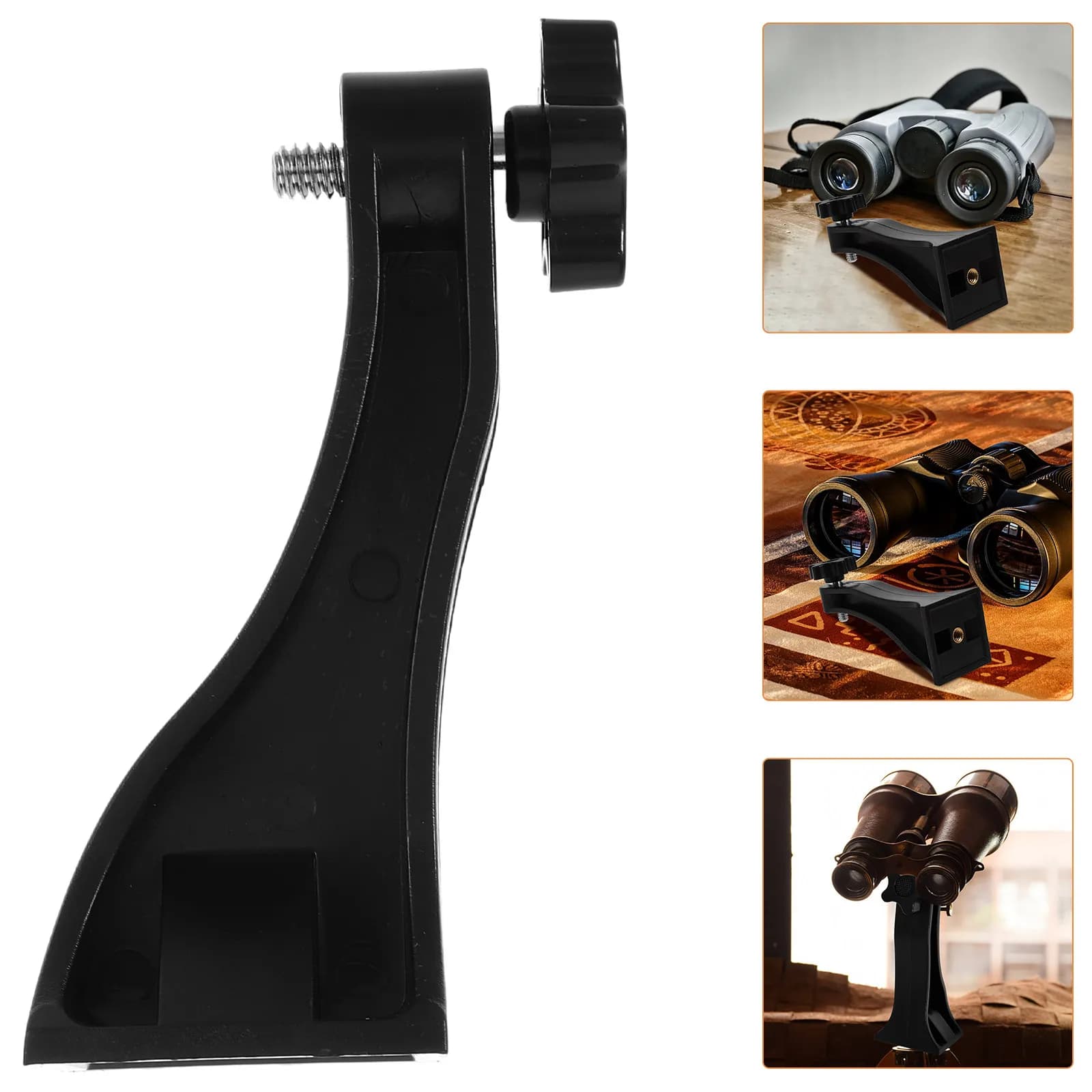 Adattatore per treppiede per telescopio binoculare, in plastica leggera, installazione rapida, supporto stabile per la fotografia astronomiche