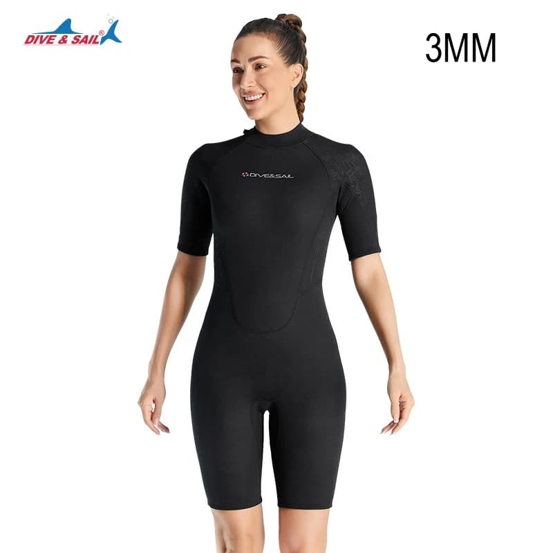 3MM Neoprene Tenere al caldo Snorkeling UnderWater Hungint Kayak Surf Swim WetSuit Scuba Manica corta Pesca subacquea Drift WetSuit
