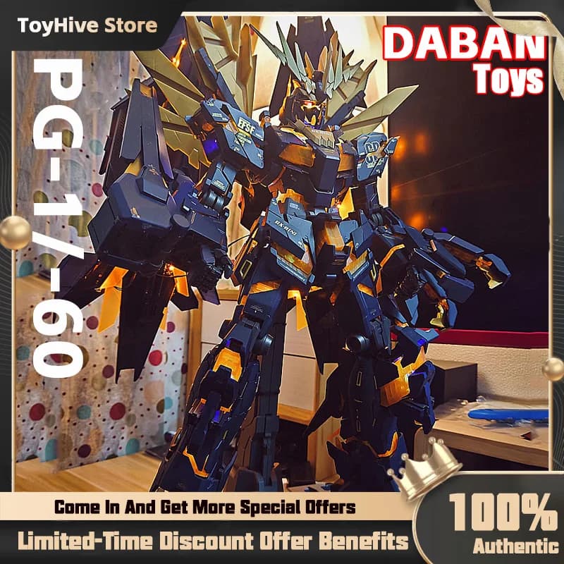 【IN STOCK】PG 1/60 Reprint Rx-02 Unicorn 02 Banshee Assembly Model Plastic Skeleton Anime Action Figure Plastic Model Toys