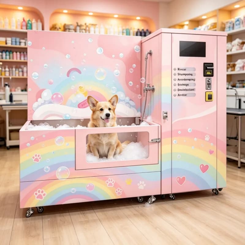 Dog Washing Machine All‑in‑one Stainless Steel Pet Grooming Gear Temp Control Pet Hotel Commercial Custom Specification