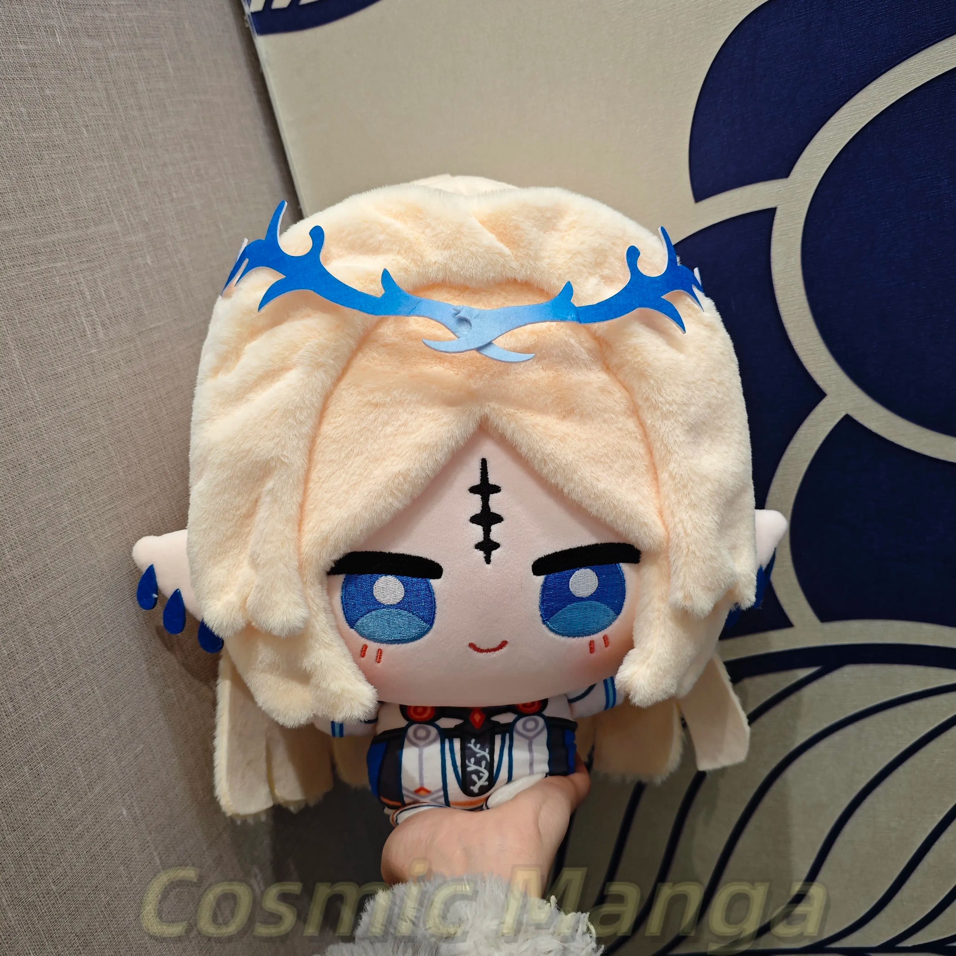 Wuthering Waves Cartethyia Game 35cm Cosplay Cute Figure Idol Big Head Plushies Pillows Cartoon Stuffed Pillow Birthday Gift