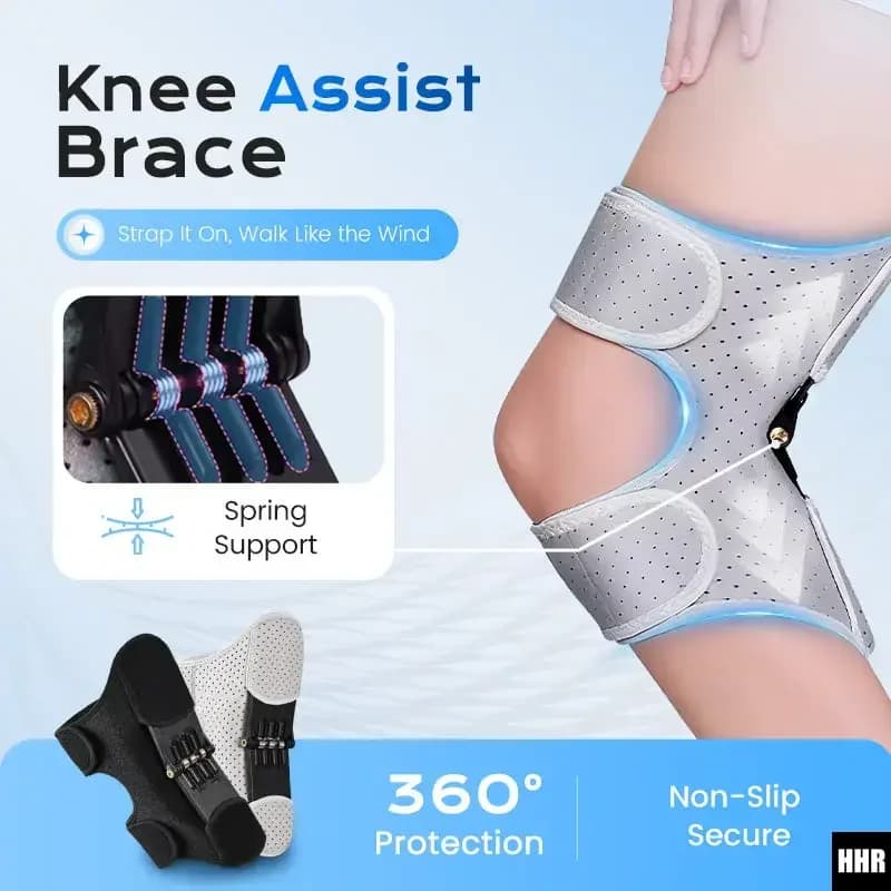 Supporto per Ginocchio Regolabile per Sport: Traspirante, Resistente, Multiuso. Taglie M/L/XL. Primavera e 360 ° Protezione, antiscivolo.