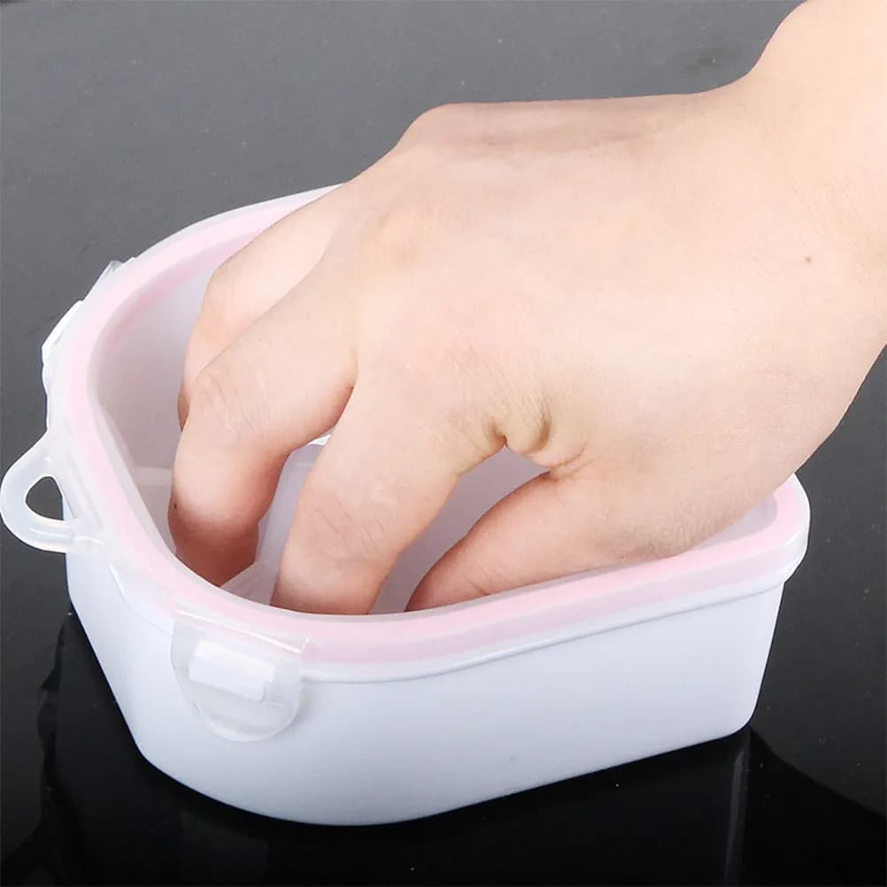 2 Pieces Acrylic Bowl for Gel Nail Polish, Gel Removal, Cuticol Softening, DIY, Manicure, Spa, Salone, Domestic Use, Manicure Supplies