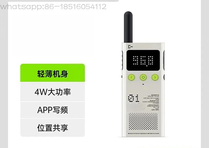A101 Walkie-talkie portatile in standby lungo Accessori da tavolo per tour con guida autonoma per esterni