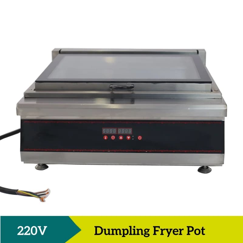 Commercial Dumpling Fried Machine Desktop Frying Pan Machine Gyoza Frying Fried Machine Gyoza Grill Dumpling Fryer Machine