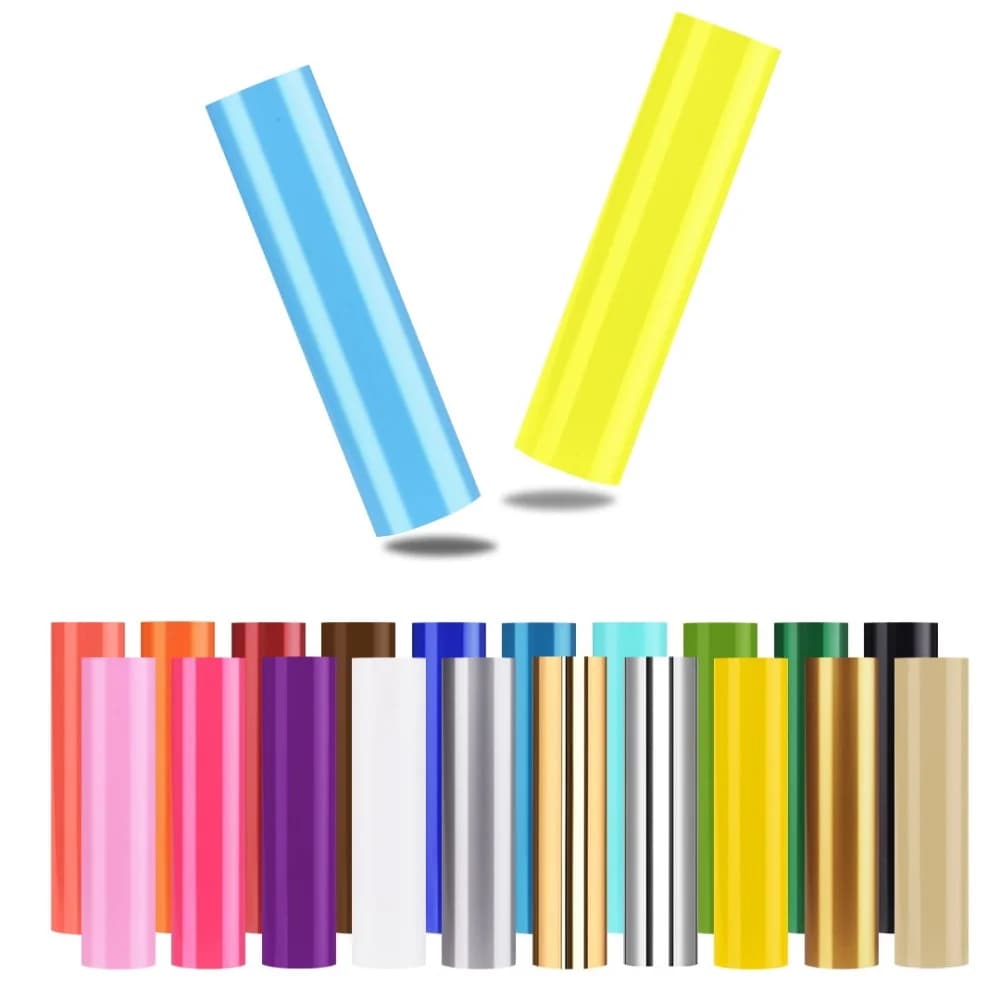1 rotolo di vinile permanente intelligente per macchina Cricut Maker 3 / Explore 3, materiali in vinile da taglio senza tappetino per adesivi decorativi, decalcomanie per auto