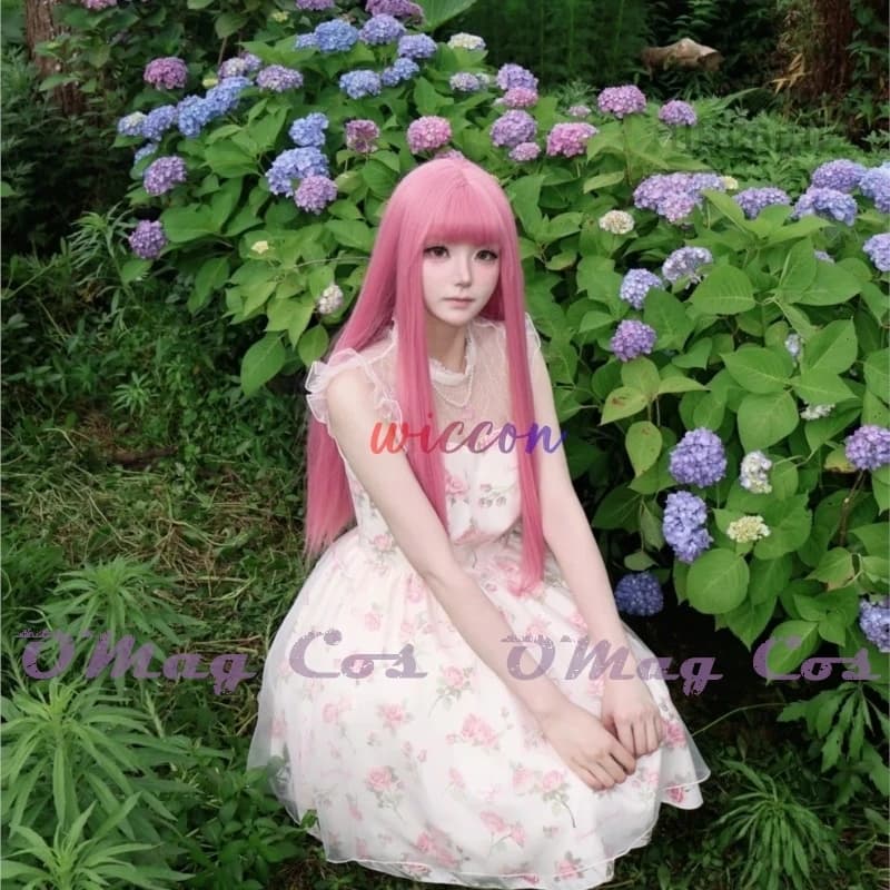 Costume da Nikki con Vestito Rosa, Parrucca con Trecce Lunghe, Collana, Outfit Personalizzato per Feste per Ragazze