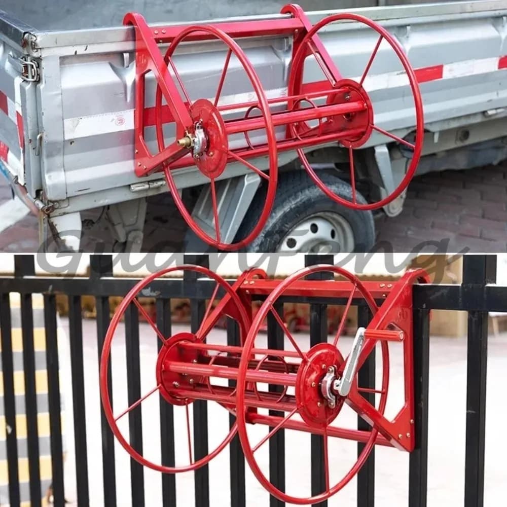 Efficiente dosatrice per rack per tubi flessibili Strumento durevole per avvolgimento di tubi spray ad alta pressione per applicazioni industriali da giardino