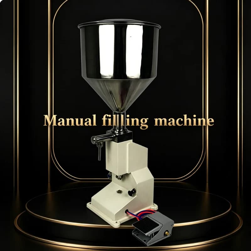 Honey Filling Machine Manual Liquid Paste Bottle Filler Cosmetic Cream Pasta Sauce Peanut Butter Food Packaging
