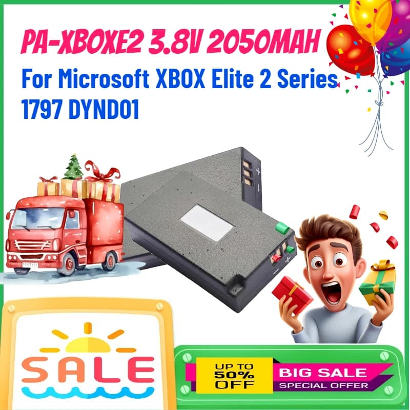 Batteria PA-XBOXE2 3.8V 2050mAh per Microsoft XBOX Elite 2 Series 1797 DYND01 Accessori Console di Gioco Controller